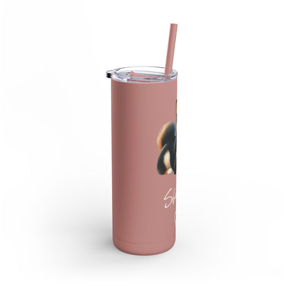 Shiba Inu Skinny Matte Tumbler - BellaBoo & Co