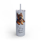 I Heart My German Shepherd Skinny Matte Tumbler - BellaBoo & Co