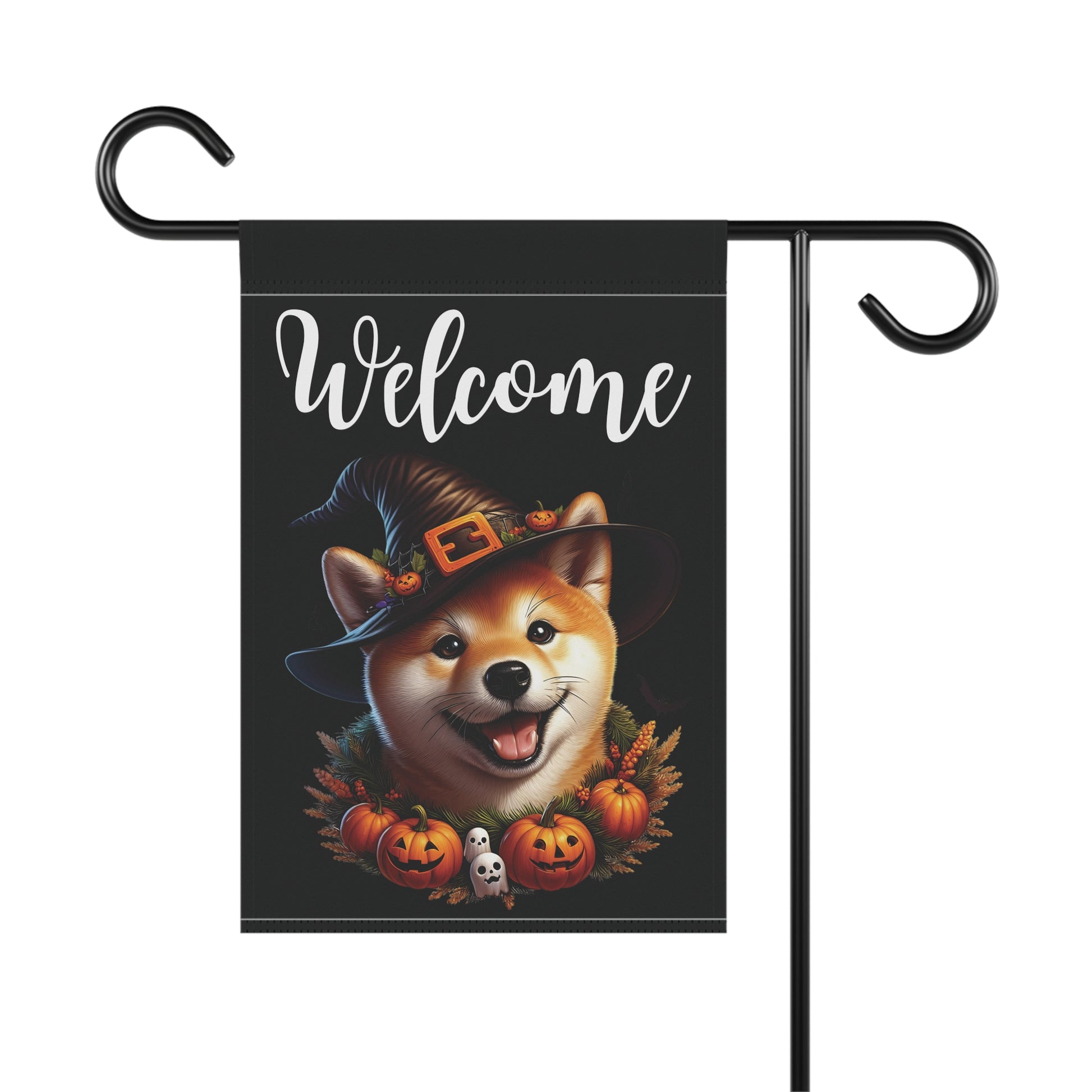 Shiba Inu Puppy "Welcome" Garden & House Banner - BellaBoo & Co