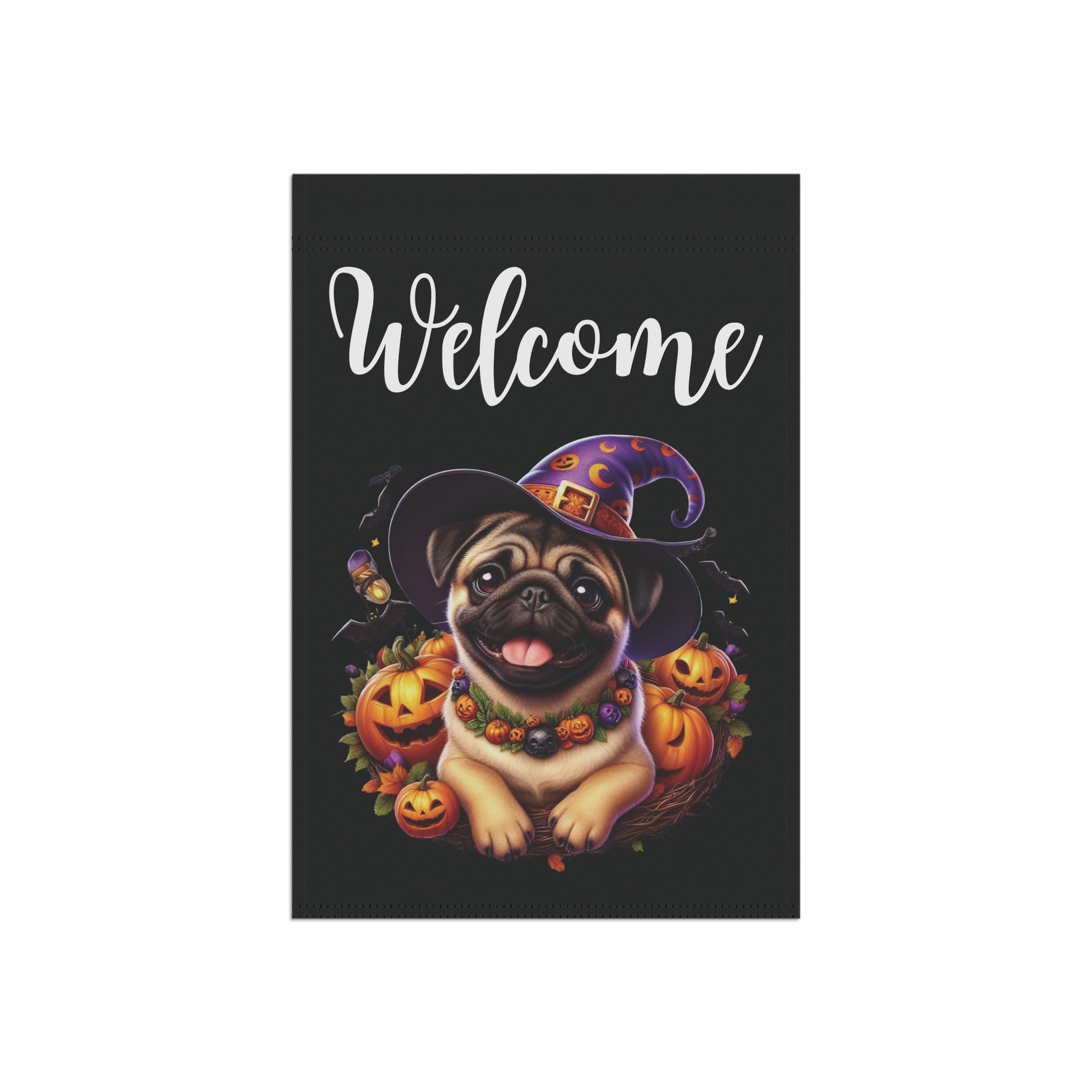 Pug Puppy "Welcome" Garden & House Banner - BellaBoo & Co