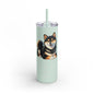 Shiba Inu Skinny Matte Tumbler - BellaBoo & Co