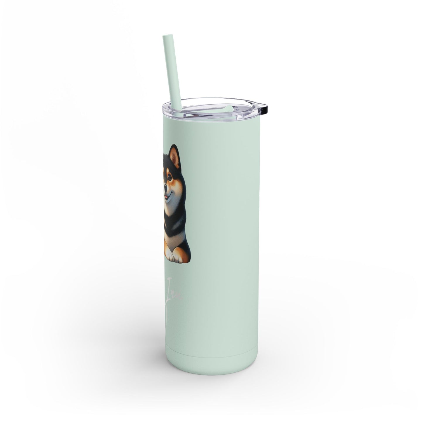 Shiba Inu Skinny Matte Tumbler - BellaBoo & Co