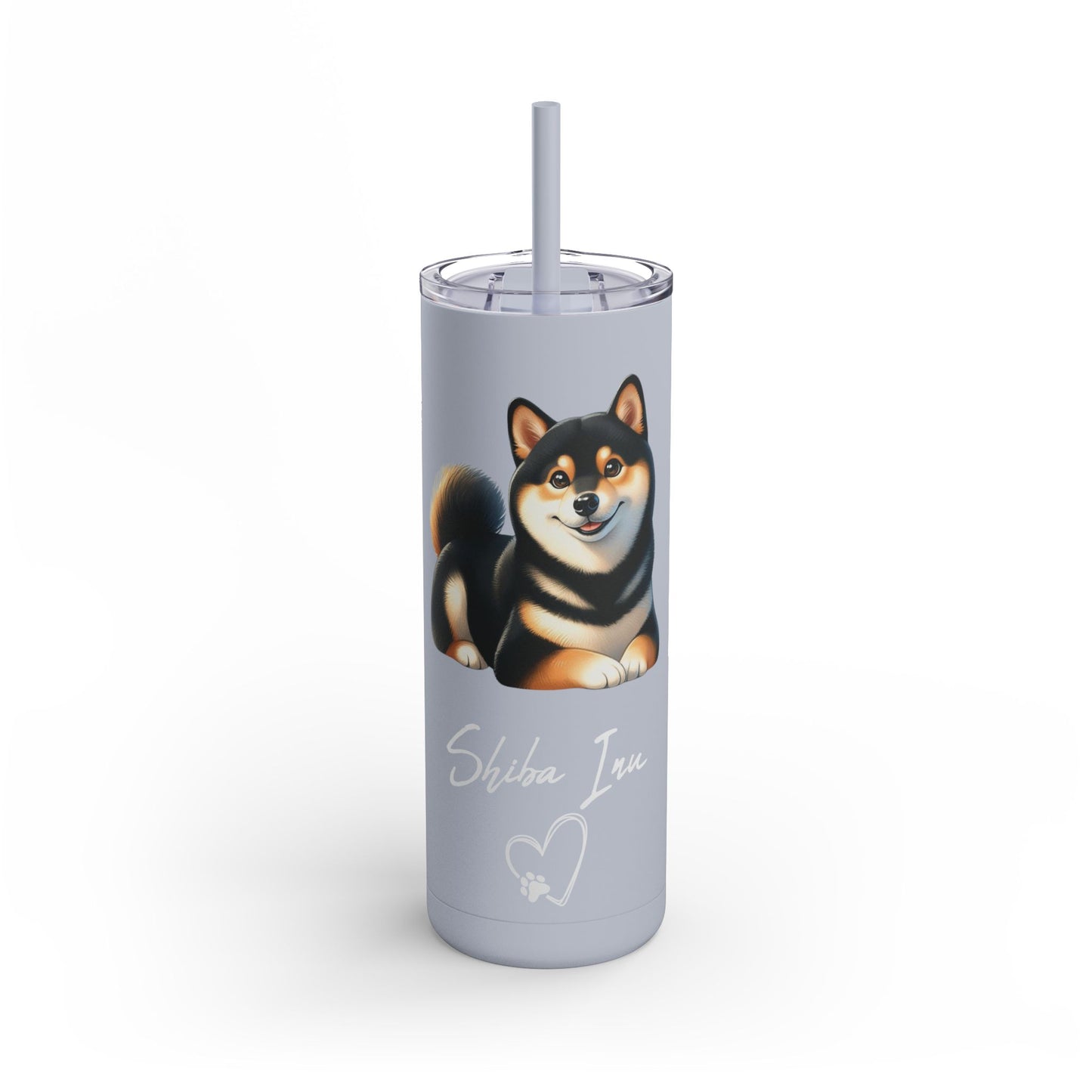 Shiba Inu Skinny Matte Tumbler - BellaBoo & Co