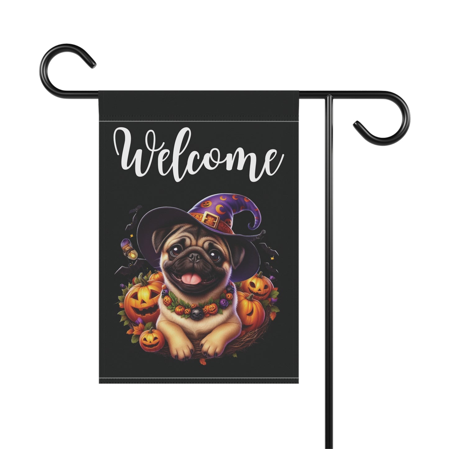 Pug Puppy "Welcome" Garden & House Banner - BellaBoo & Co