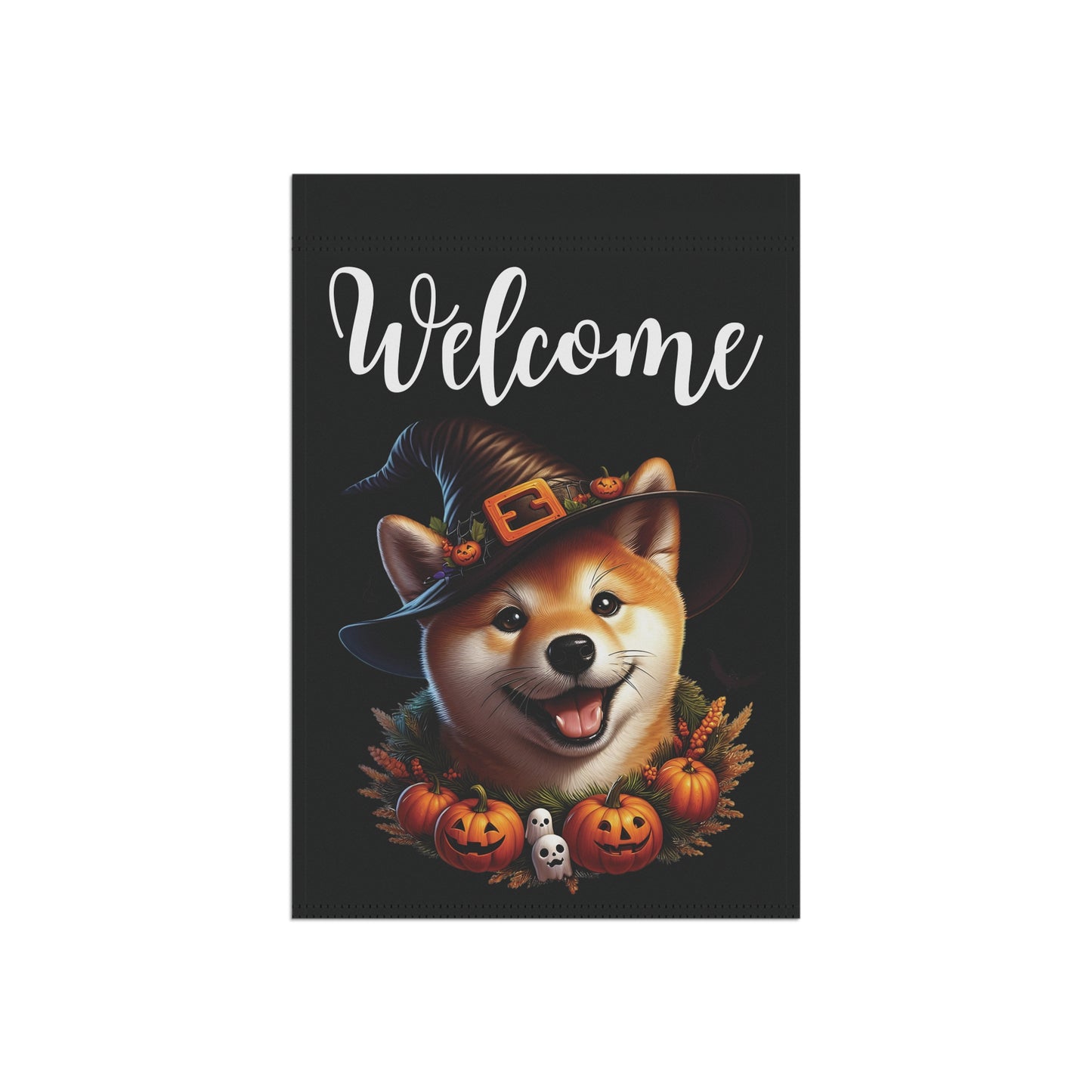 Shiba Inu Puppy "Welcome" Garden & House Banner - BellaBoo & Co