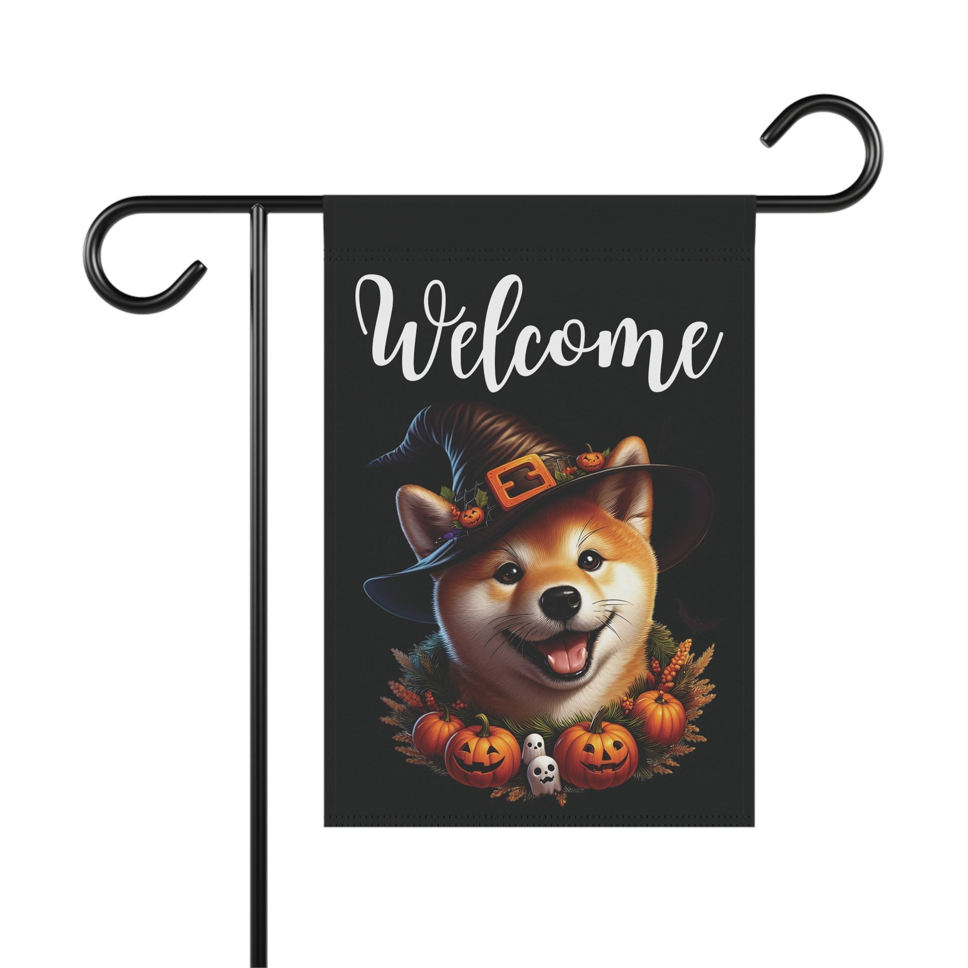 Shiba Inu Puppy "Welcome" Garden & House Banner - BellaBoo & Co