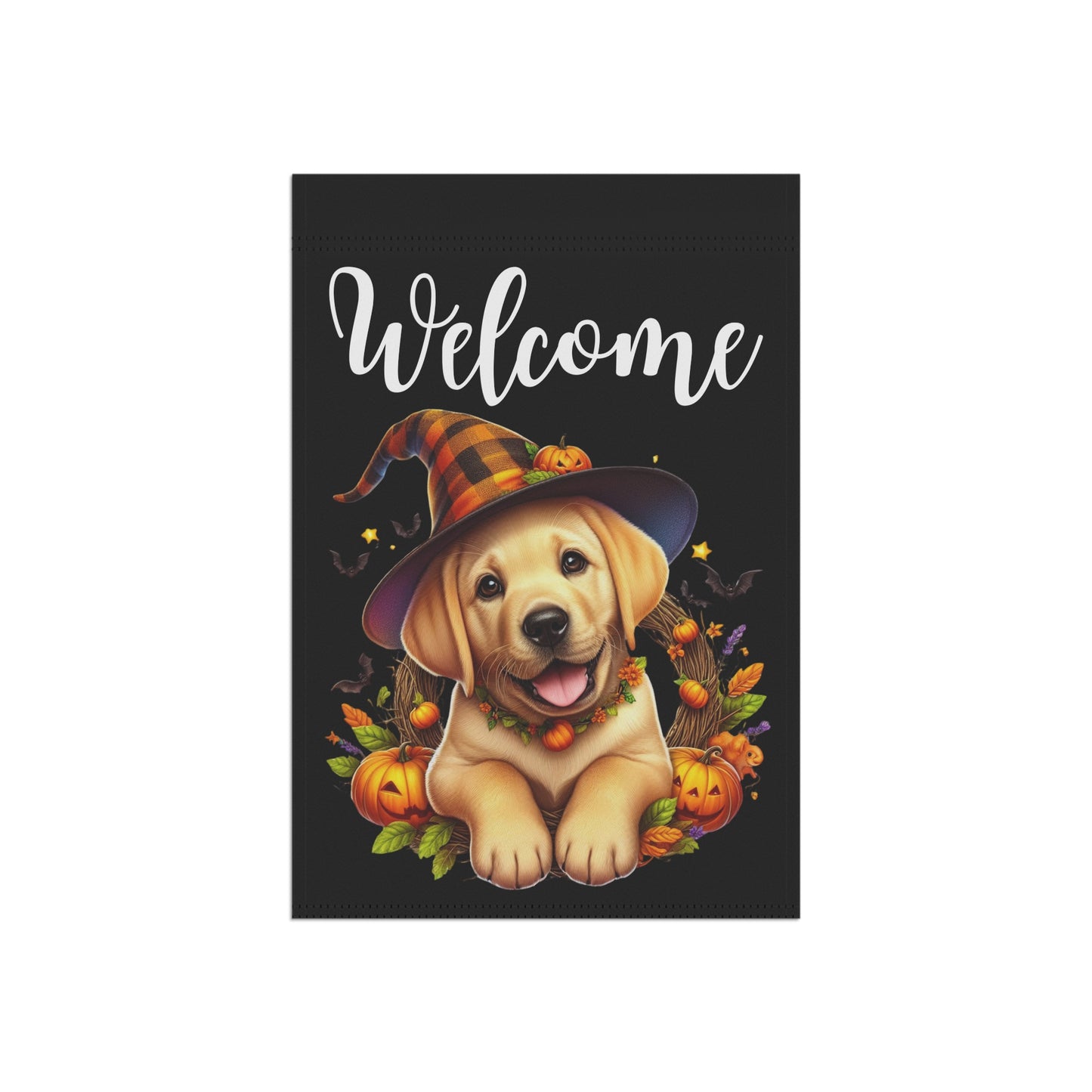 Golden Retriever Puppy "Welcome" Garden & House Banner - BellaBoo & Co