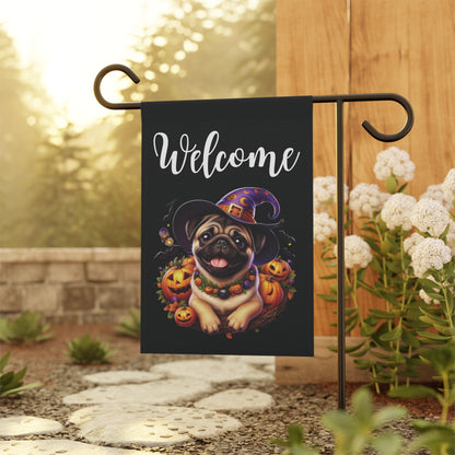 Pug Puppy "Welcome" Garden & House Banner - BellaBoo & Co