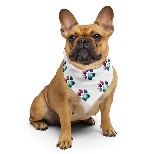 BellaBoo & Co Paw Logo All-Over Print Bandana