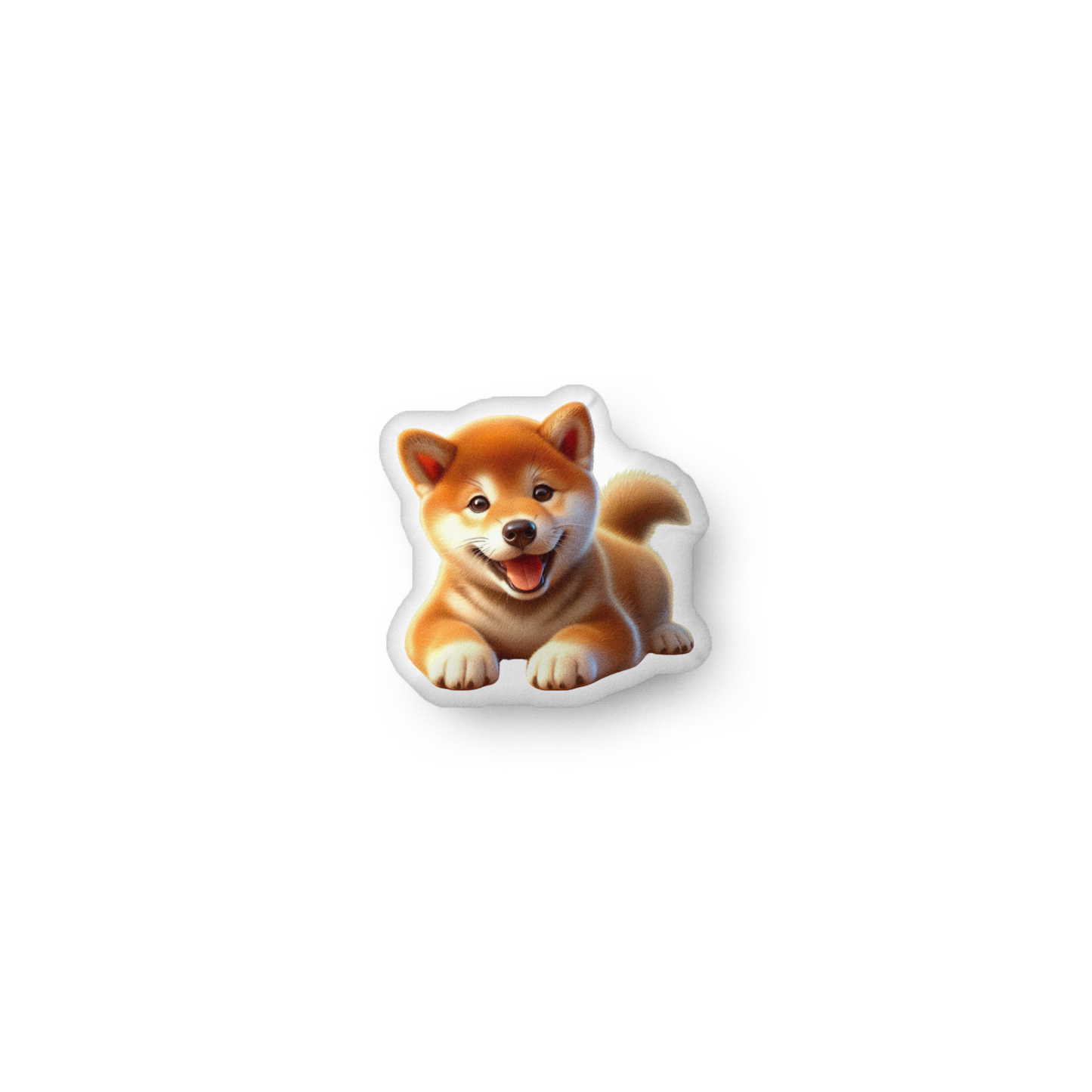 Cozy Shiba Inu Shaped Pillow – Soft, Custom Dog Pillow