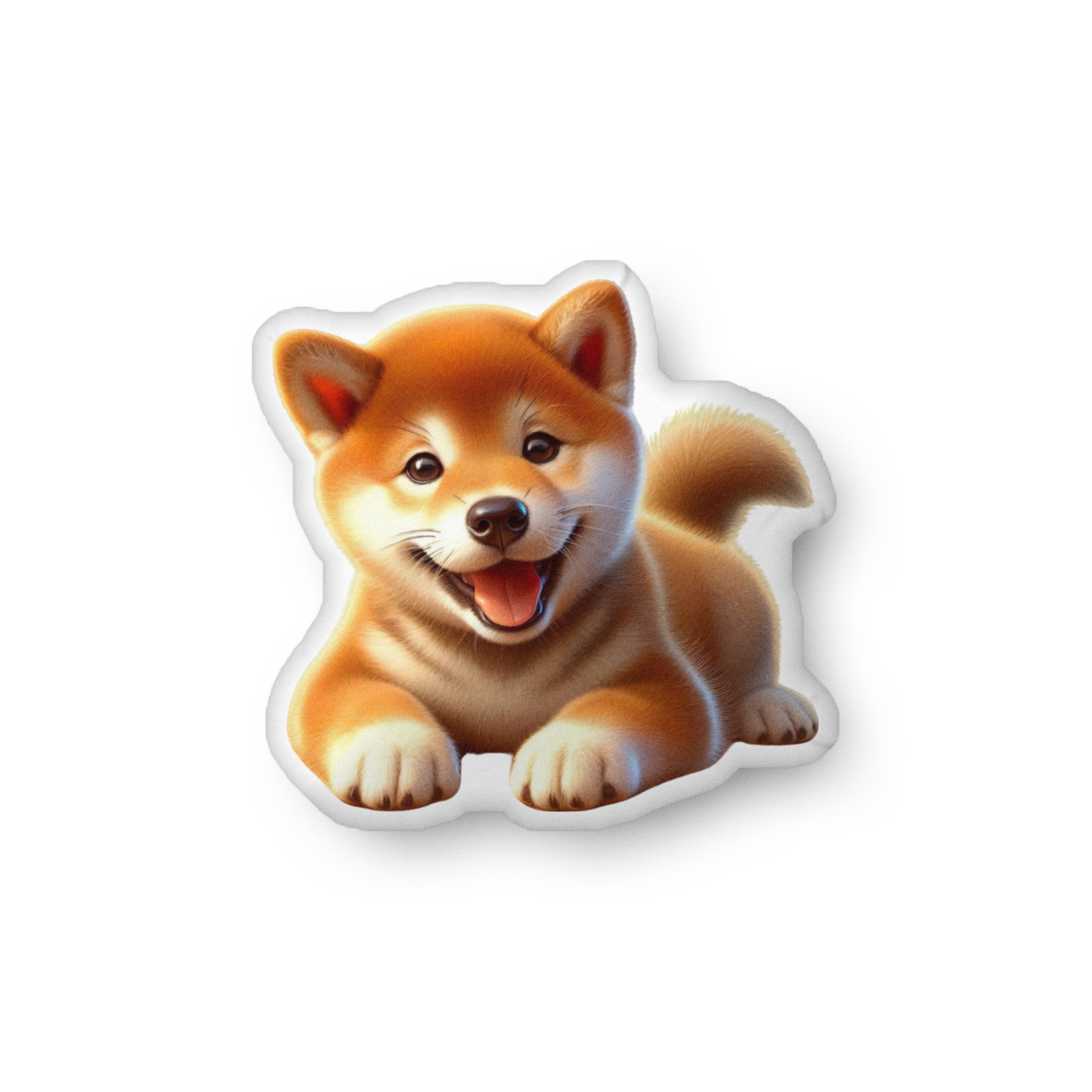 Cozy Shiba Inu Shaped Pillow – Soft, Custom Dog Pillow