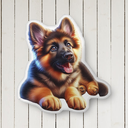 Cozy German Shepherd Shaped Pillow – Soft, Custom Dog Pillow