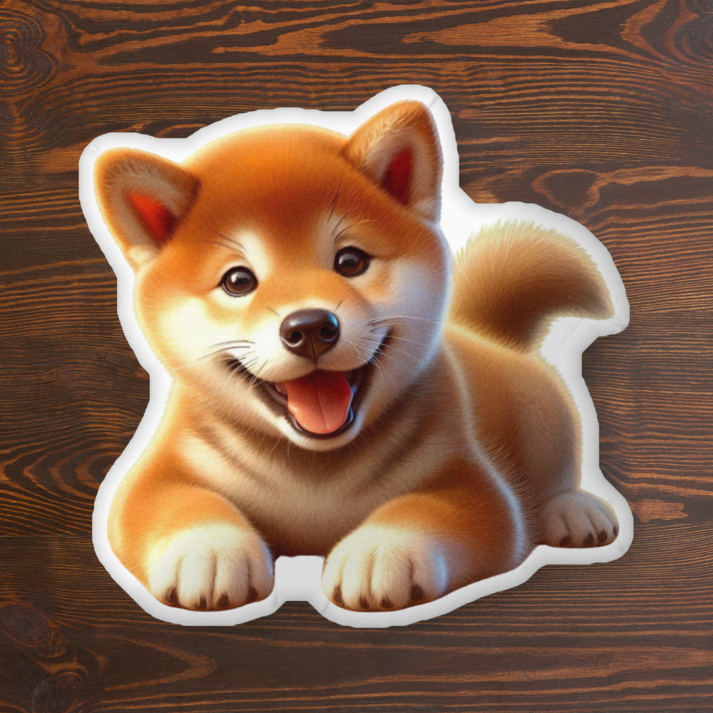 Cozy Shiba Inu Shaped Pillow – Soft, Custom Dog Pillow