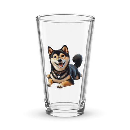 Shiba Inu Pint Glass