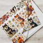 Shiba Inu & Daisy Throw Blanket – Cozy and Stylish Home Decor