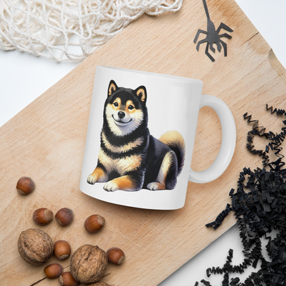 Watercolor Shiba Inu Mug