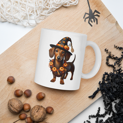 Cute Halloween Dachshund Mug