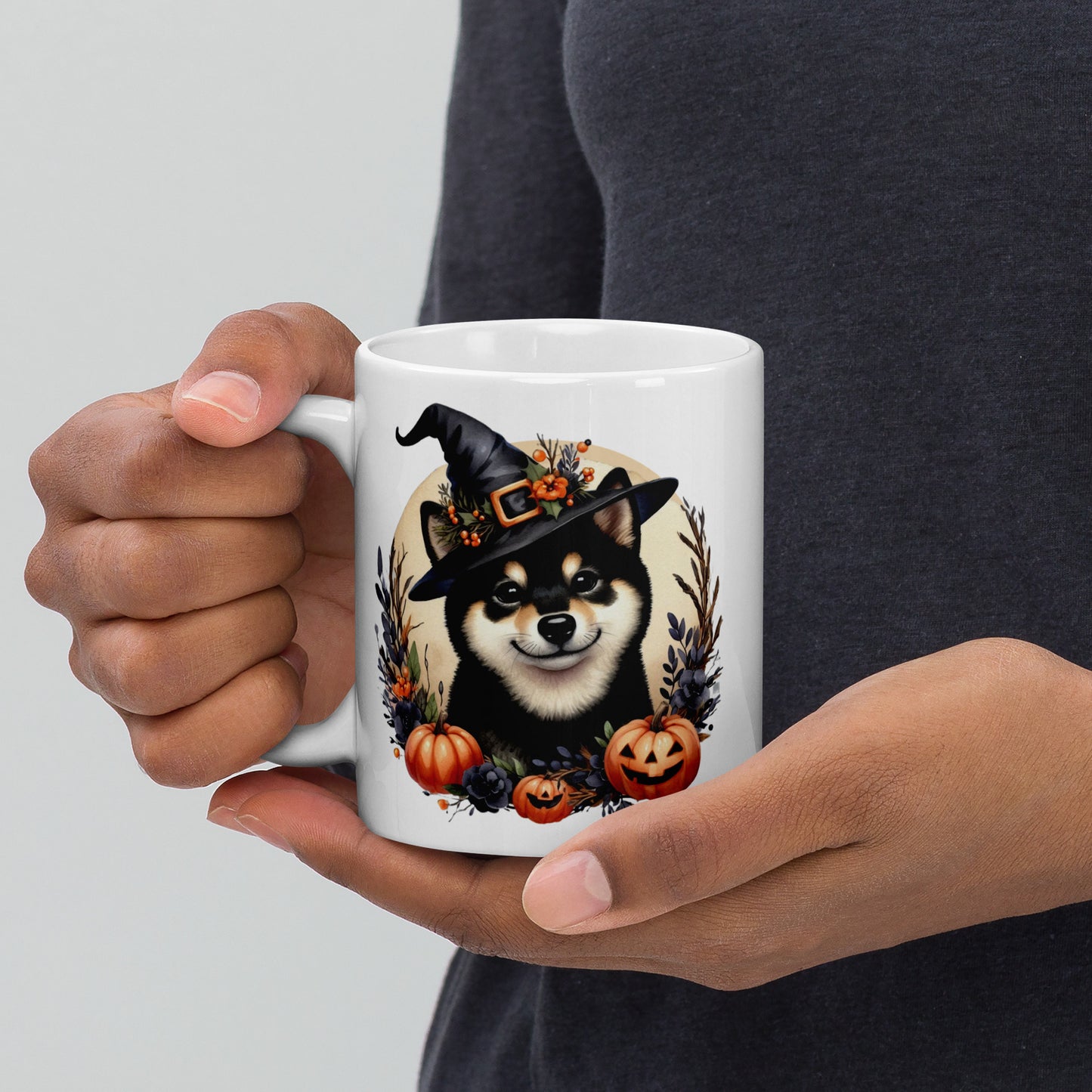 Cute Halloween Shiba Inu Mug