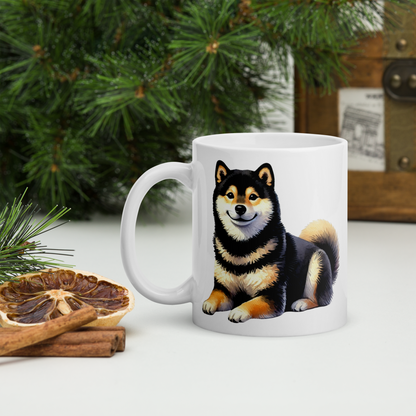 Watercolor Shiba Inu Mug