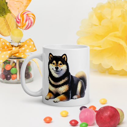 Watercolor Shiba Inu Mug