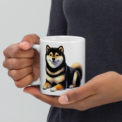 Watercolor Shiba Inu Mug