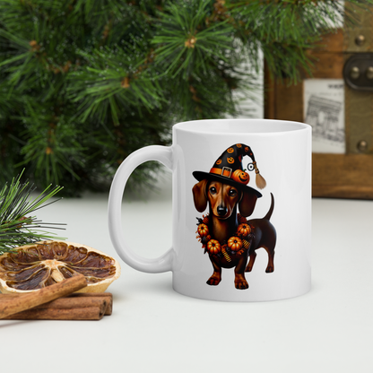 Cute Halloween Dachshund Mug