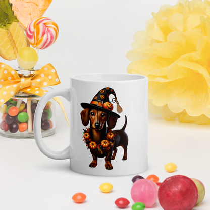 Cute Halloween Dachshund Mug