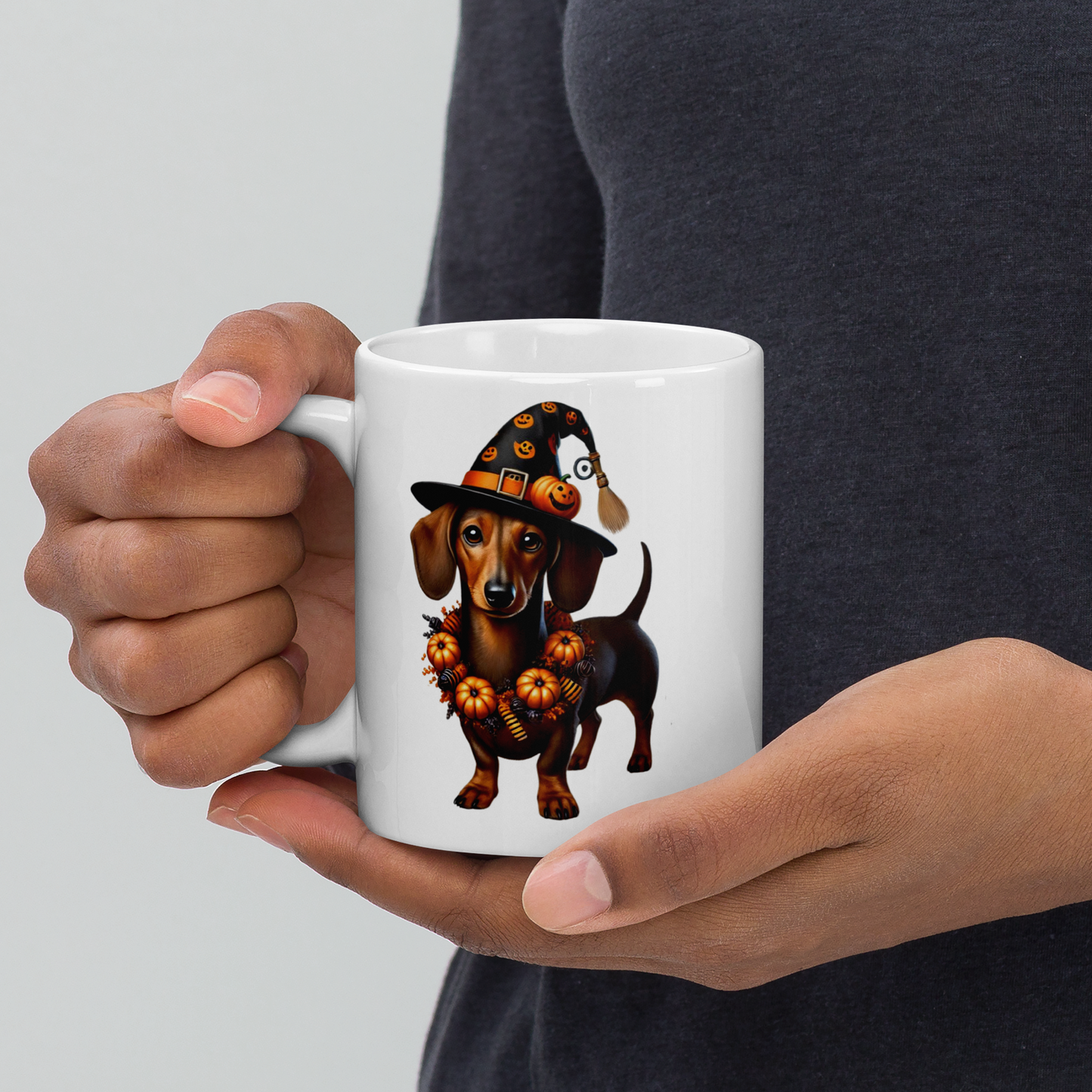 Cute Halloween Dachshund Mug