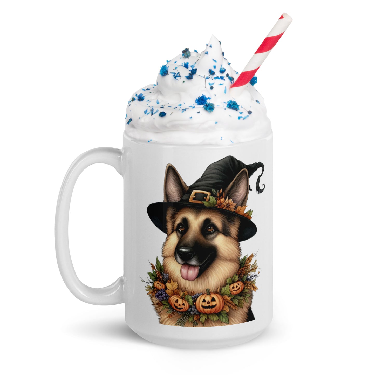 Cute Halloween German Shepherd Mug