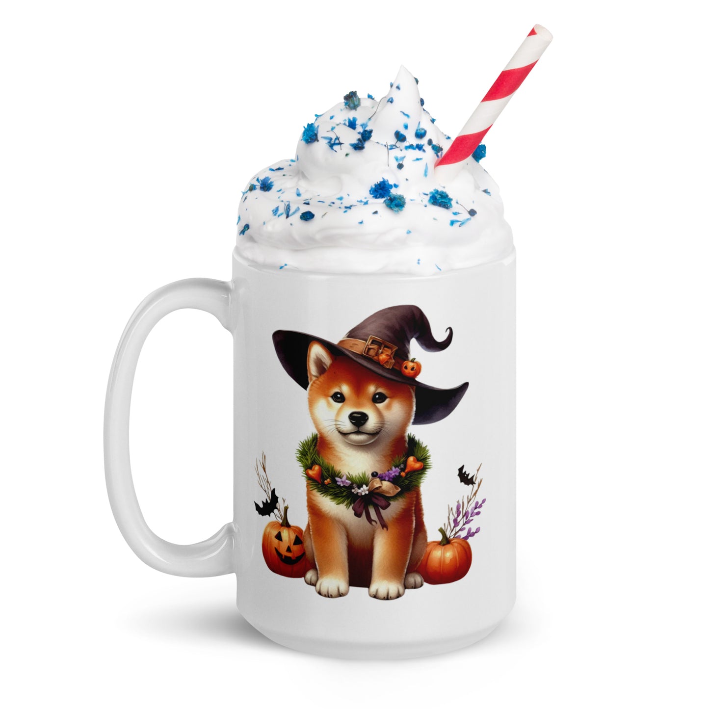 Red Shiba Inu Halloween Mug