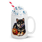 Black & Tan Shiba Inu Halloween Puppy Mug