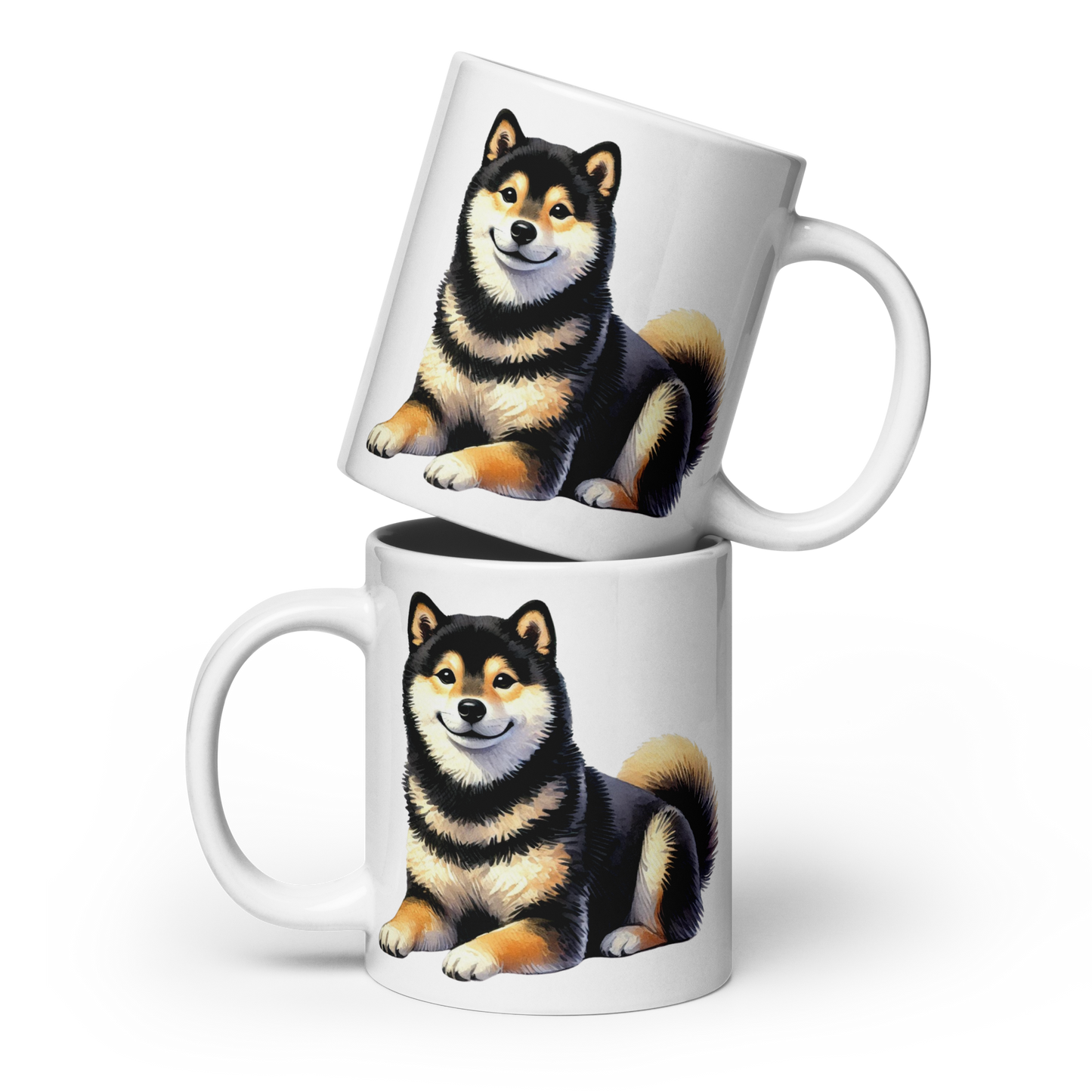 Watercolor Shiba Inu Mug