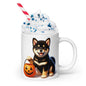 Black & Tan Shiba Inu Halloween Puppy Mug